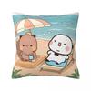 Bubu And Dudu Kawaill Couple Bears Pillowcases Merch Soft Cushion Cover Decoration Throw Pillow Case Cover Home Multi-Size