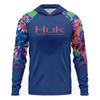 Mens UPF 50 Quick-Dry Hooded Fishing Shirt Breathable Sun Protection Long Sleeve Outdoor Sport Top