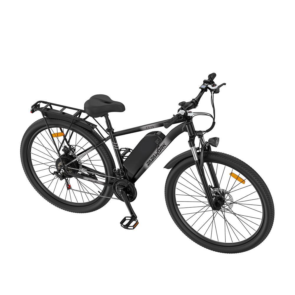 Электровелосипед Zazawork CF29, мотор 250 Вт, шины 29"x2.1", городской электровелосипед, 21 скорость, двойные дисковые тормоза, 48 В 15 Ач, светодиодный дисплей, максимальная скорость 35 км/ч