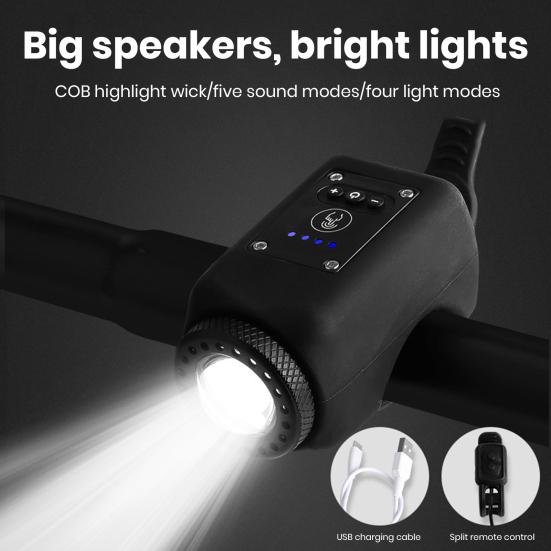 1 комплект электрического велосипедного сигнала со светодиодной подсветкой, простая установка, водонепроницаемая, высокая яркость, велосипедная передняя фара для шоссейных велосипедов MTB