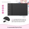 VEIKK Gaming 8192 Pressure Sensitivity 4 Shortcut Pen Tablet for Compatible with and Ideal for and Students 4x3-inch OSU! Tablet, Ultra-Slim,