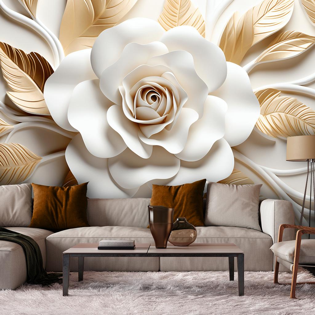 Обои Золотой цветок лотоса