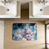 Music H-Hatsune Girl M-Mikues Room Mats Retro Multiple Choice Living Room Kitchen Rug Non-Slip Welcome Rug