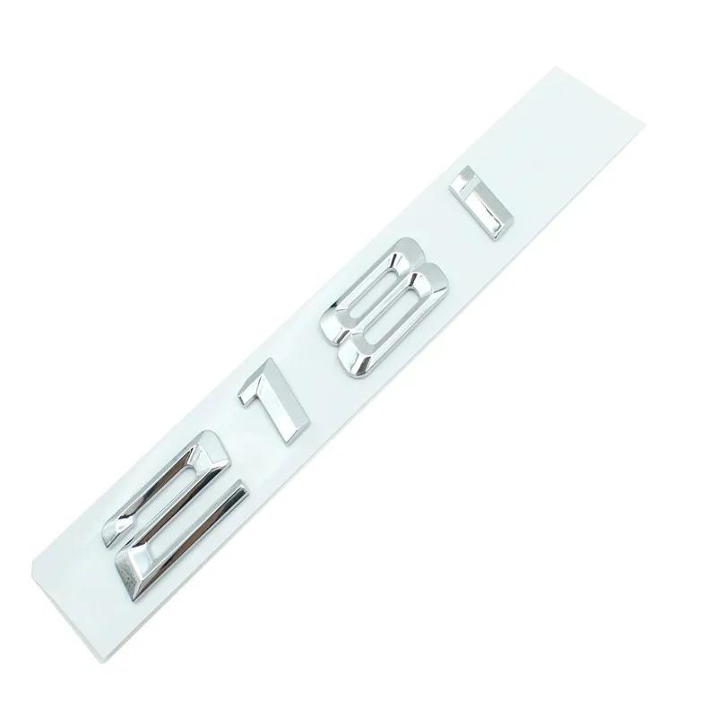 3D Black Chrome Car Letters For 218i Series 2 228i F45 F44 Trunk Emblem Logo Badge Adhesive Lettering Stickers Accessories