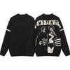 25 ERD Vintage Wash Oversized Hoodie Letter Print Unisex Streetwear Sweatshirt
