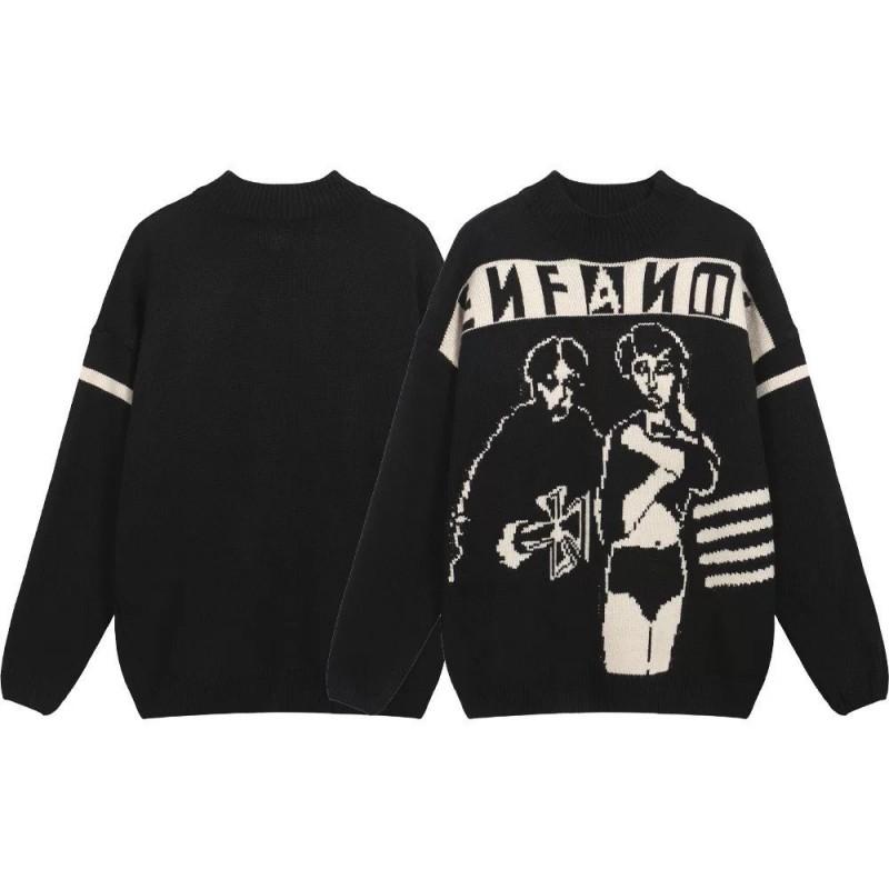 25 ERD Vintage Wash Oversized Hoodie Letter Print Unisex Streetwear Sweatshirt