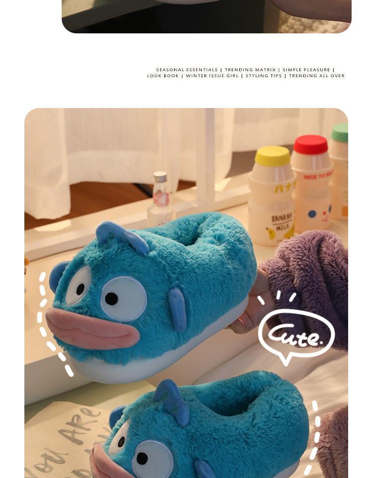 Уютные пушистые хлопковые тапочки: Нескользящий, теплый бархат, для пар - идеально подходит для осени/зимы