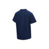 adidas Футболка с коротким рукавом и надписью Letter Round Neck Casual, мужские топы, темно-синего цвета JC7906