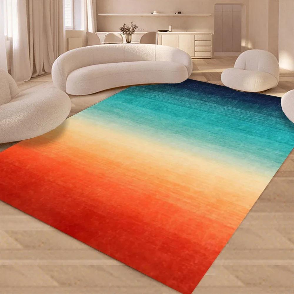 Luxury Gradient Carpet Living Room Modern Home Decor Sofa Rugs Bedroom Rug Lounge Kitchen Coffee Table Floor Mat Indoor Rugs