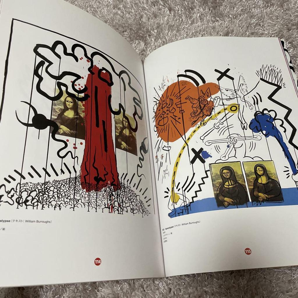 [ИСПОЛЬЗОВАННЫЙ] Книга по искусству Кита Харинга Каталог выставки Кита Харинга