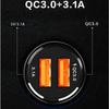 3.1A Автомобильное зарядное устройство PD QC 3.0 LED Dual USB Plug Phone Charge Adapter для iPhone 12 11 Samsung Xiaomi Huawei Быстрая зарядка