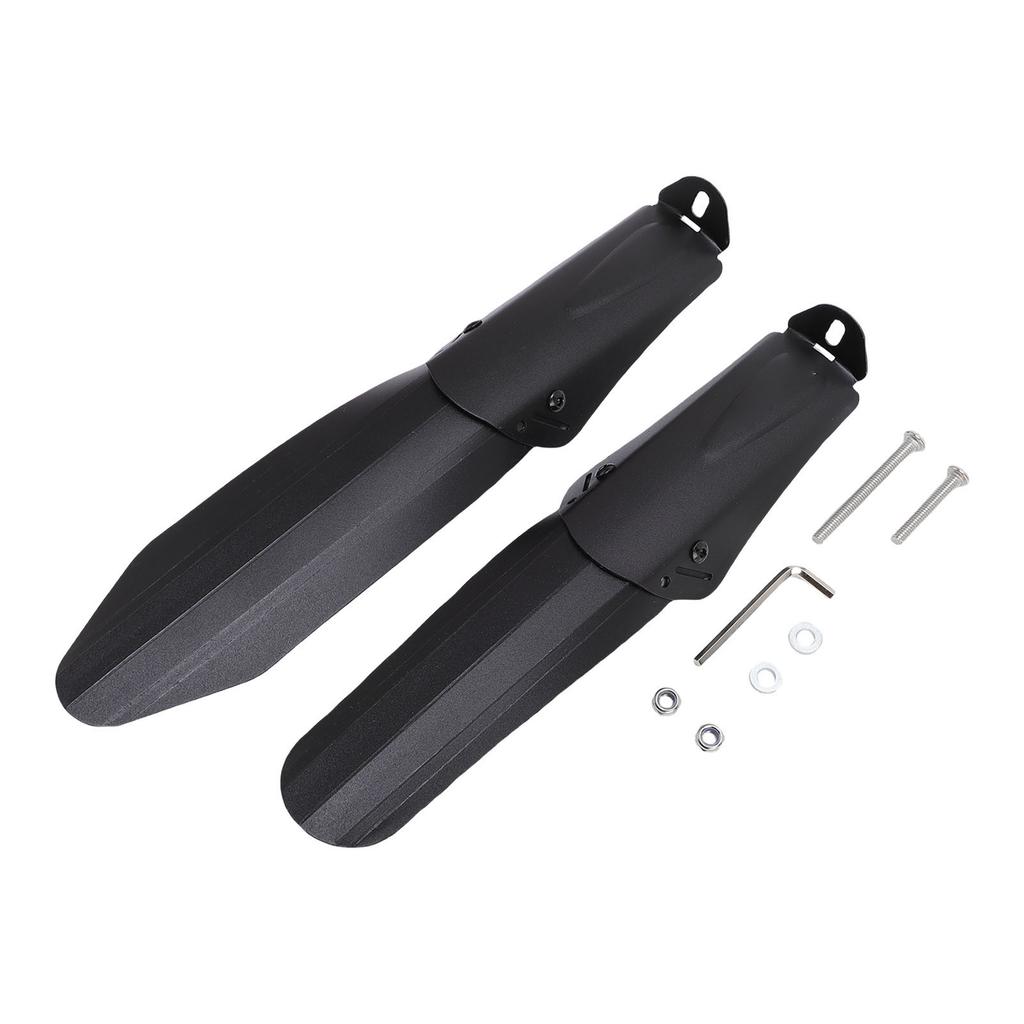 Комплект брызговиков для складного велосипеда Алюминиевый сплав PP Нейлон Водонепроницаемый Телескопический Регулируемый Передний Задний Брызговики для 14 20