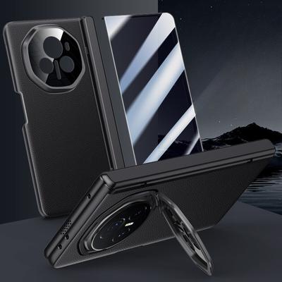 Подходит для Honor Magic V3 Чехол для мобильного телефона Пленка Встроенный кронштейн для объектива Складной шарнир Пружина Honoror Кожаный чехол