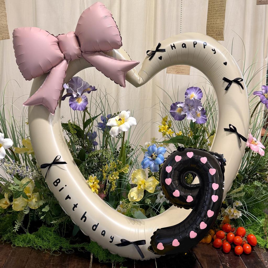 40-дюймовый розовый фольгированный шар в форме сердца, черный цифровой алюминиевый декор для вечеринки по случаю дня рождения, украшение для детского праздника, подарок для девочек на свадьбу, реквизит для детского праздника