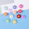 High Quality Fresh Small Flower Without Holes Simple Rounded Corner Patch 10pcs Hair Accessories Bright Face Loose Beads Five Petal Flower