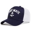 Net Baseball Stitching Embroidered Mate/Captain First Neutral Gender Women  Men For 2Pcs/Set Caps Spring And Summer Outdoor Adjustable Casual Hats