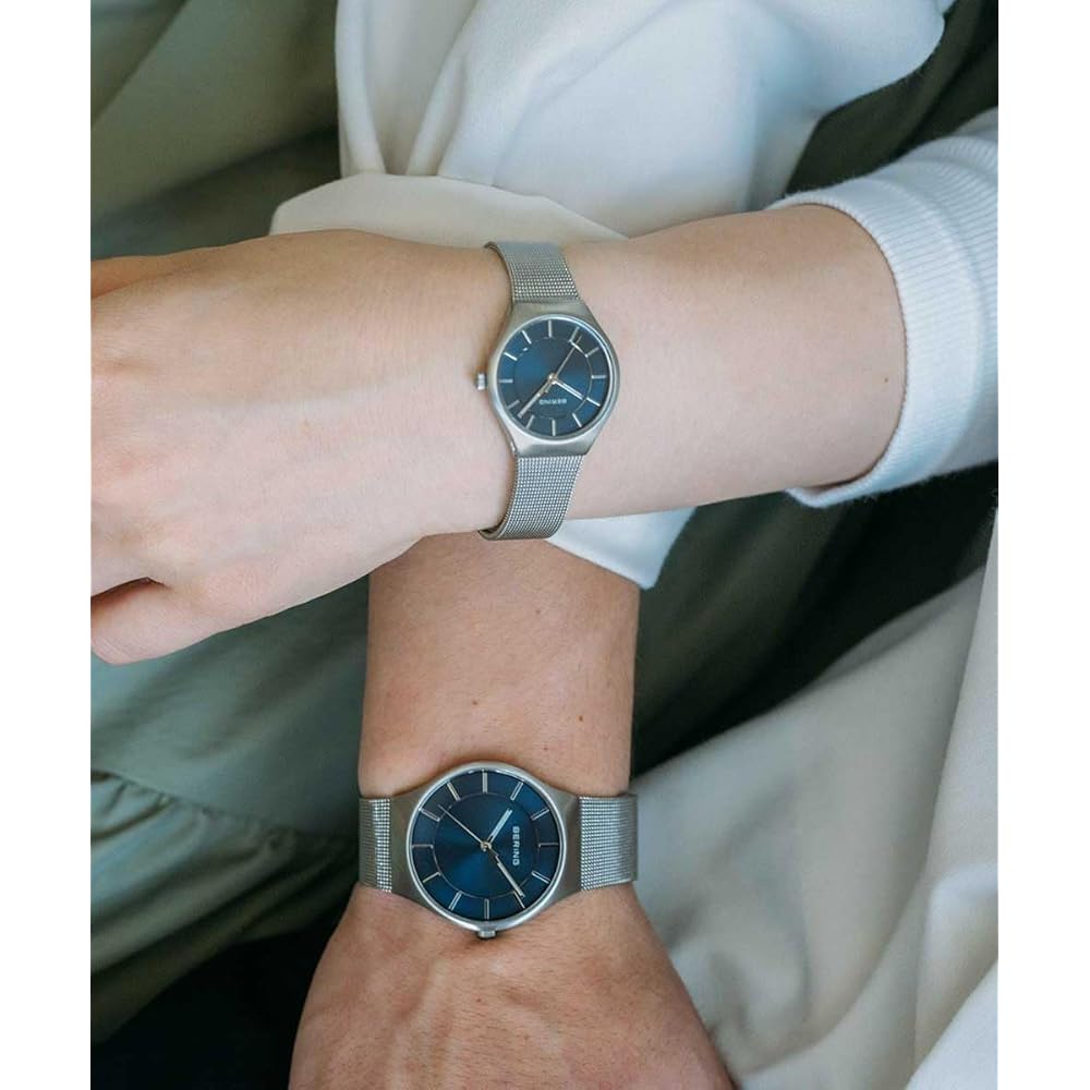 [Официальный импорт] BERING Мужские и женские (унисекс) Часы, скандинавский датский дизайн, простые часы с сапфировым стеклом, устойчивым к ударам и царапинам