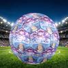 Genshin Impact Print Size 5 Soccer Ball, PU Wear Resistant Football for Match Training and Daily Practice, Birthday Gift for Soccer Fans
