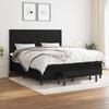 VidaXL Bed Slatted Base with Mattress, Upholstered Bed, Double Bed, Adult Bedroom Interior Bed, Modern, 3136455