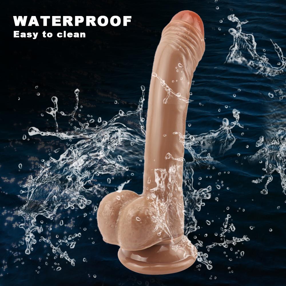 Реалистичный мягкий фаллоимитатор MoDi, секс-игрушки для женщин с толстой головкой и мощной присоской, жесткий член