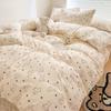 Small Fresh Pure Cotton Four-piece Set Class A Mother and Baby Grade Naked Bed Pure Cotton Dormitory Bed Sheet Bedding