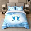 3Pcs Bedding SetMalmö FF Soft Bed Sheet and Two Pillowcases Home Bedroom Decor