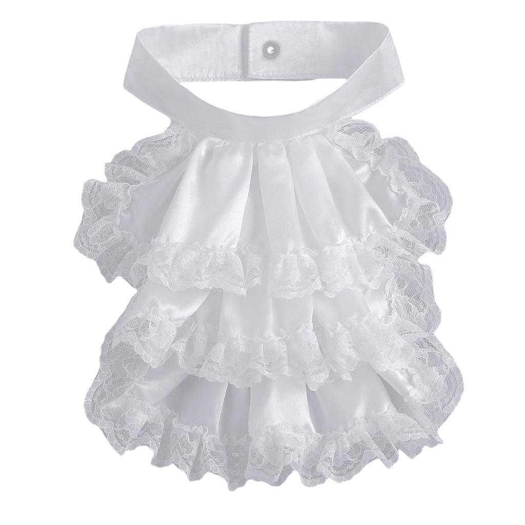 Элегантный викторианский костюмный воротник с оборками и кружевным воротником-жабо для вечеринок на Хэллоуин, воротник для костюмированного вампира