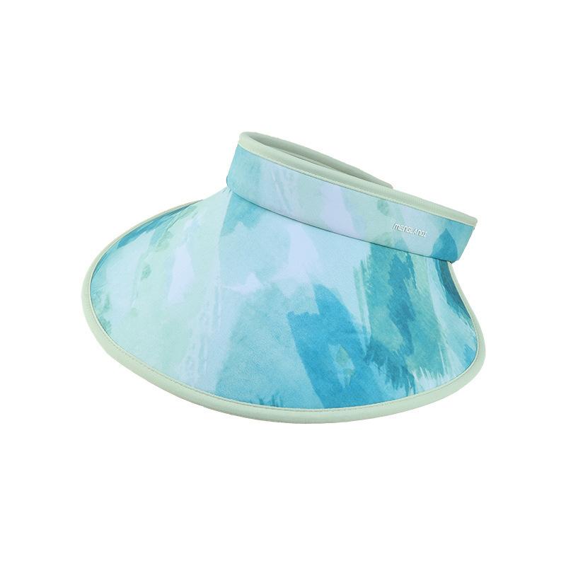 Open-Top Painted Hat Women, Large Brim, Summer Sunshade, Outdoor Sunhat New