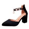 Fashion Women's Summer Shoes  Pointed Suspender Women's Pointed High Heels Dress Shoes High Heels Boat Women's Wedding Shoes