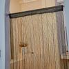 Retro Shiny Crystal Beads String Curtain Room Divider 1*2M Door Curtain Elegant Solid Color Tassel Window Curtain Home Decor