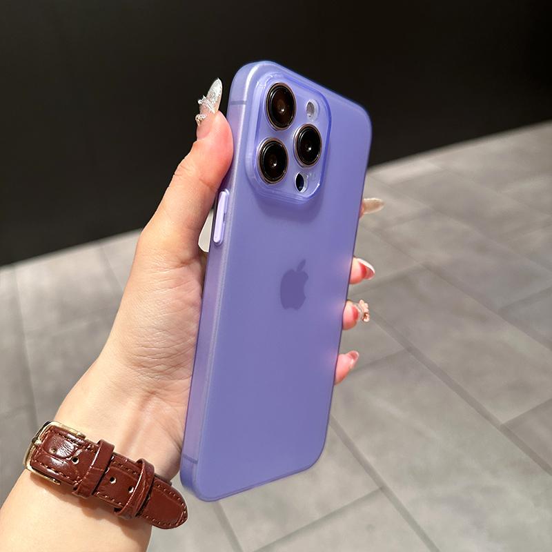 0,3 мм Ультратонкий Матовый Чехол Для Для Iphone 16 15 14 13 12 11 Pro Max Plus Mini Силиконовый Мягкий Конфетный Цвет Прозрачная Крышка