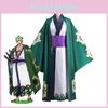 Костюм для косплея One Piece Roronoa Zoro Wano Country Кимоно для мужчин и женщин