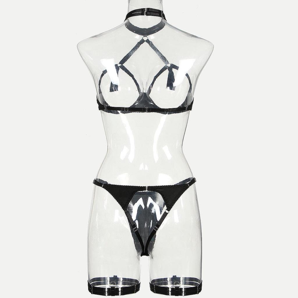 Комплект нижнего белья Sensual Tassel Temptation - сексуальный дизайн с открытой промежностью