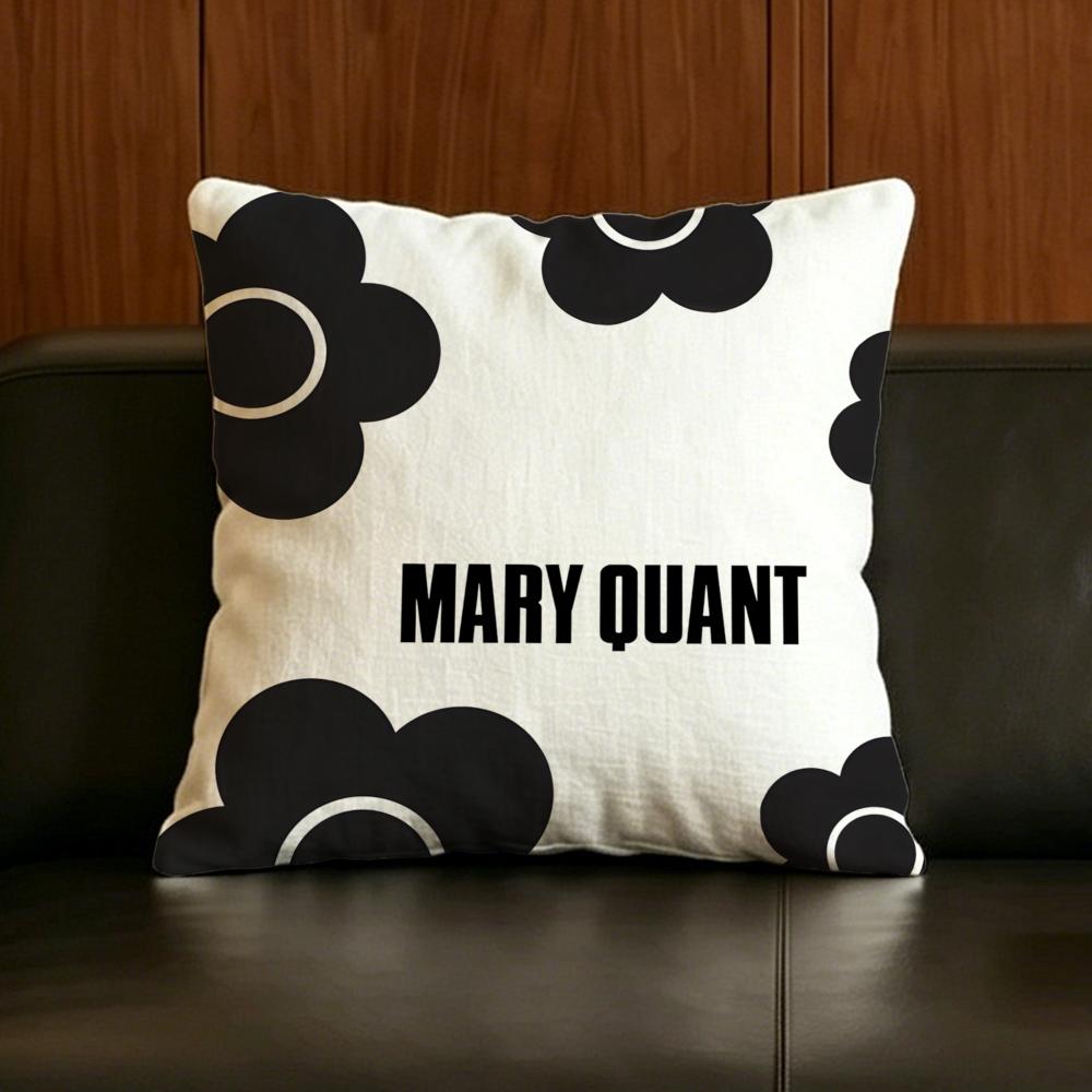 Brand Mary Quant Cushion Cover Natural Linen Pillowcase Set AllinOne Decor for Sofa Bedroom  Chair