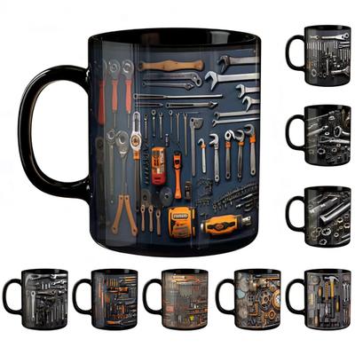 Кружка Механика Керамическая Забавная Кружка-Ящик для Инструментов для Механиков, Энтузиастов Гаража, Оригинальный Подарок для Мужа, Папы
