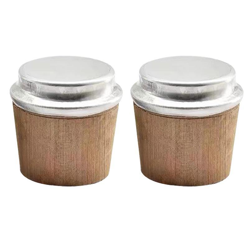 Термос-бутылка 8 фунтов с высокой крышкой и деревянной пробкой