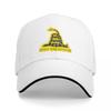 Не наступай на меня Кепки Гадсдена Snapback Бейсболки Дышащие Повседневные Кепки для улицы Унисекс