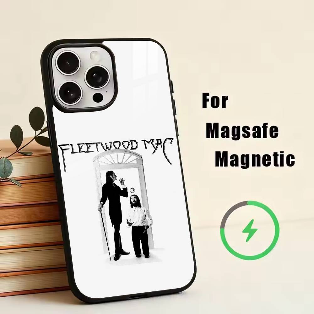 Band F-Fleetwood M-Mac Phone Case For iPhone17,16,15,14,13,12,11 Plus,Pro Magnetic For Magsafe Wireless Charging
