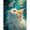 5d DIY Diamond Painting Cross Stitch Animals Cats And Goldfish Handicrafts Diamond Embroidery Mosaic Home Decor