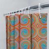 Colorful Bath Curtains Shower Curtain Fabric Polyester Waterproof Bathroom Decor Wall Hanging Blue Orange Red Abstract Print Mod