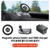 YZ Для Tesla Model 3 Y YL Highland Juniper Магнитный Держатель для Телефона в Машину ABS с Силиконовым Противоскользящим Креплением для GPS Телефона Аксессуары