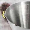 Coffee Measuring Cup Measurement Cup Stainless Steel Heat-Resistant Three Scale Beaker with Handle Double Spout Pitcher for