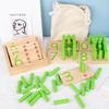 Math Building Block Enlightenment Stick Number Quantity Learning Pairing Wooden Teaching Aids 3-6 Years Old Early