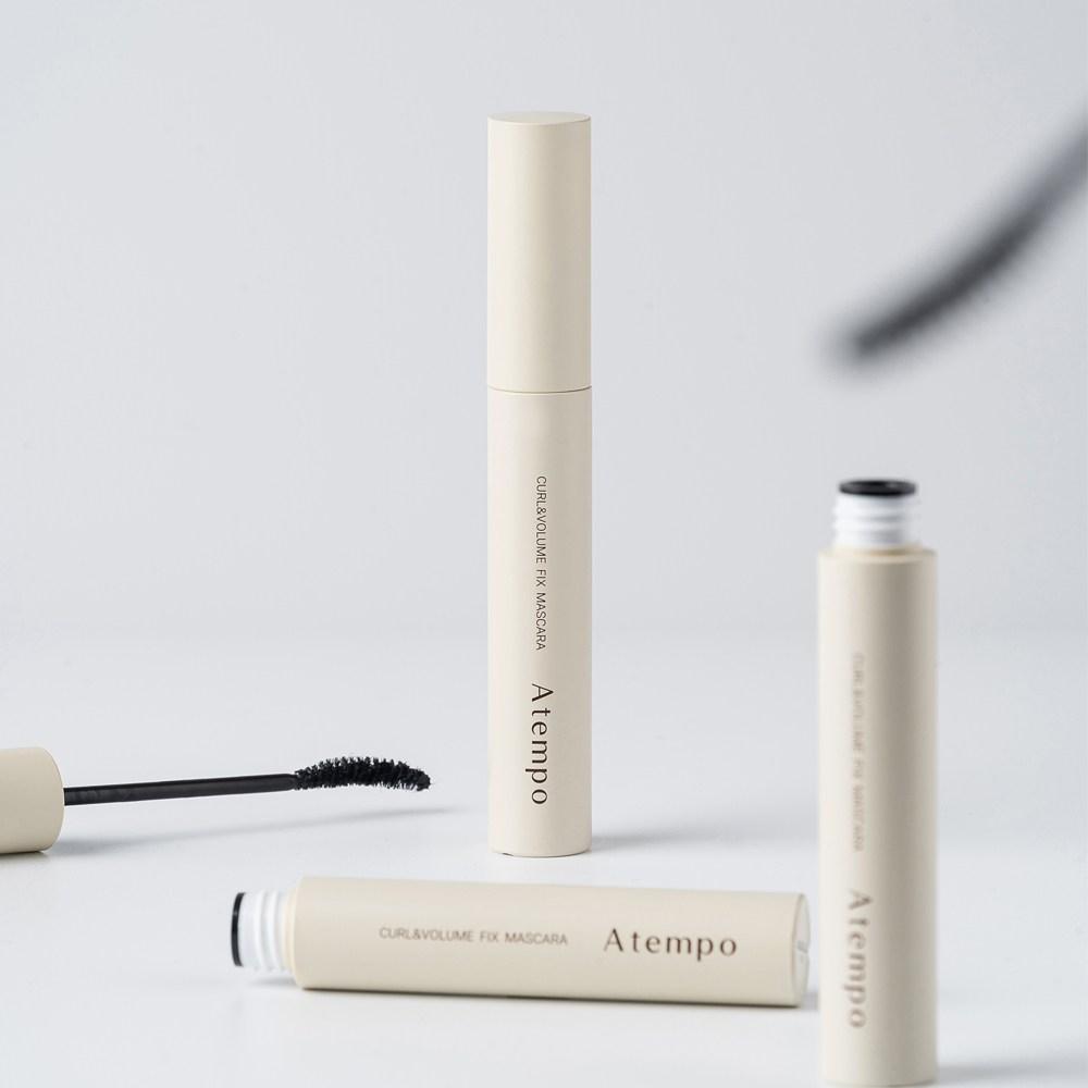 Тушь для ресниц Atempo Curl & Volume Fix, не размазывающаяся, подкручивающая и фиксирующая, 1 шт.