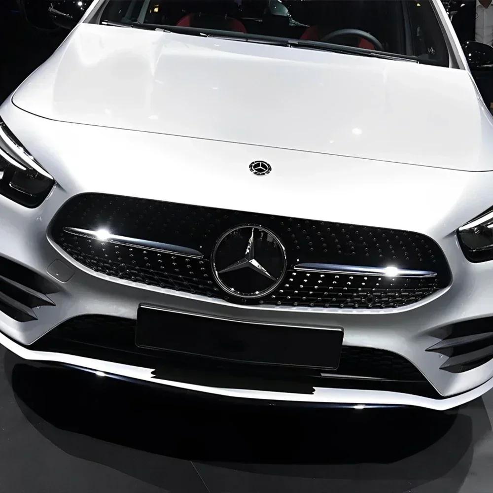 C200 E200 Для Mercedes Benz 1 шт. 57 мм Автомобильная эмблема на капот Значок Капота Автоаксессуары Для Mercedes Benz W204 W205 W212 W213