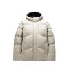 Simple Comfortable Casual Versatile Hooded Down Jacket Unisex Outerwear Qingluan-Gray 172517901-2
