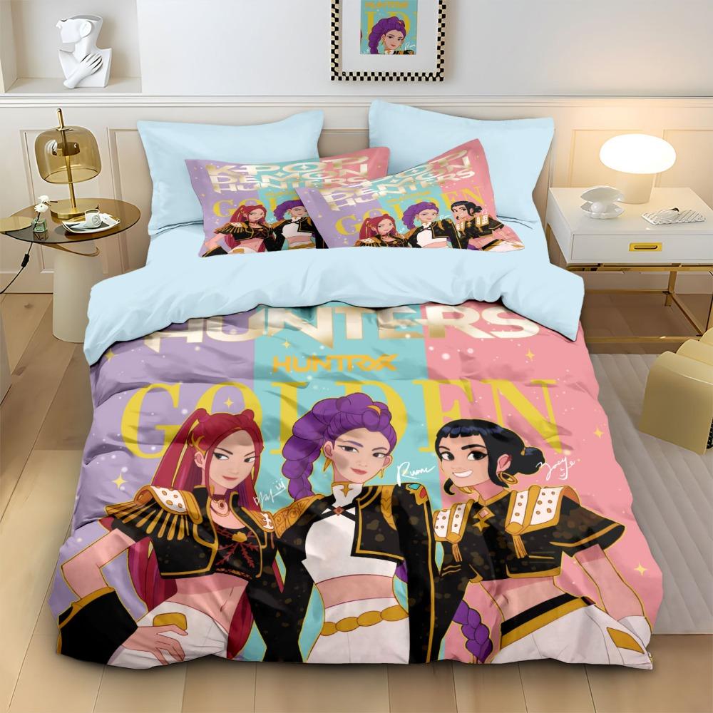 H-unter Duvet Cover pillowcase Bedding Bedroom Decoration Children Gift adult Single Double bed Large SizeZip Duvet Cover