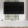 Dekoracyjny Panel Ścienny Samoprzylepny Winyl 100X50 Cm Wzór Kwiatowy Z Ornamentami