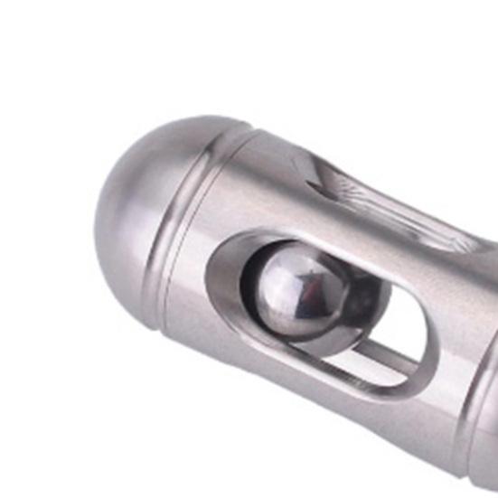 Pocket Clicker Creative Fidget Balance Ball Metal Capsules Flat Roller Portable Anti-Anxiety Sensory