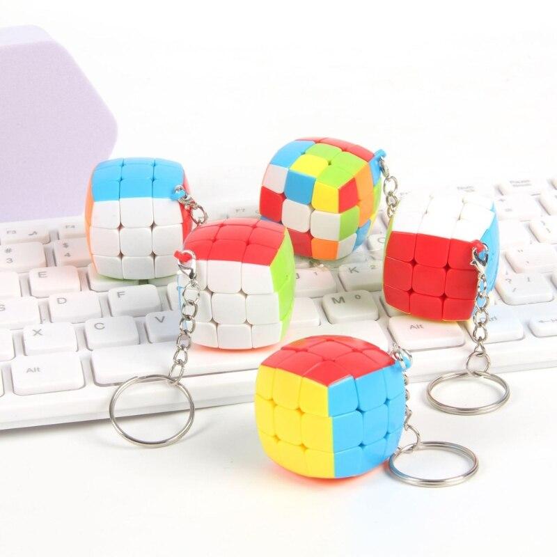 Мини-куб 3x3x3 брелок Magic Cube Puzzle Professional Magic Cube детские игрушки